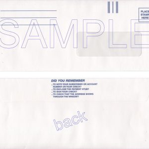 BroadHub/WinCable Return Envelopes